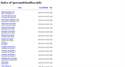 Desktop Screenshot of personalcloudbox.info