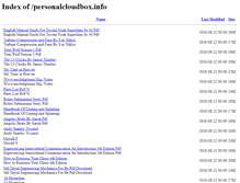 Tablet Screenshot of personalcloudbox.info